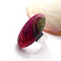 Inel cabochon oval dragon veins agate(rezervat Spera))