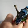 REZERVAT!!! Blue Jay - Treasure Keepers Collection, Inel reglabil unicat