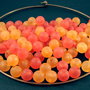 9330 - (120buc) MIX, margele, acril, frosted, 10mm