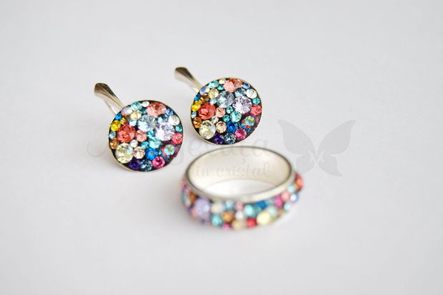 Set Swarovski - Chaton Rainbow