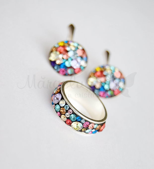 Set Swarovski - Chaton Rainbow