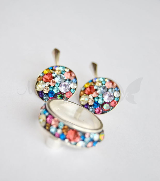 Set Swarovski - Chaton Rainbow