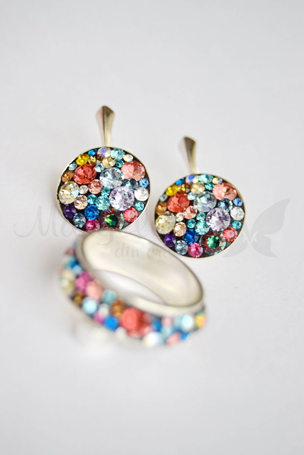 Set Swarovski - Chaton Rainbow