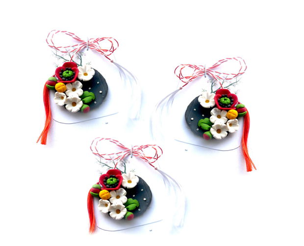 Martisor rotund cu mac