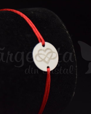 Bratara personalizata - Infinit love ( argint)