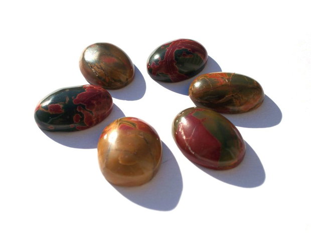 Cabochon Picasso Jasper natural