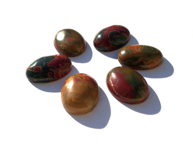 Cabochon Picasso Jasper natural