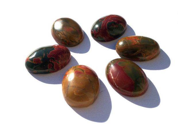 Cabochon Picasso Jasper natural