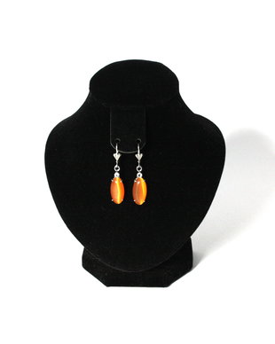Cercei eleganti Inox si Cat eye