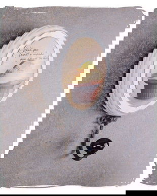 CUIER SIMPLU DIN METAL ANTICHIZAT CU DESEN CU BRIOSA