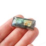Cabochon Labradorit  spectrolit  - rectangular