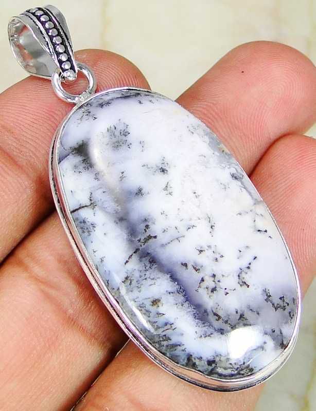 Pandantiv opal dendritic