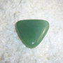 Cabochon din aventurin triunghiular cu colturile rotunjite aprox 6x25x25 mm