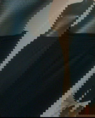 FUSTA STOFA LANA NEAGRA