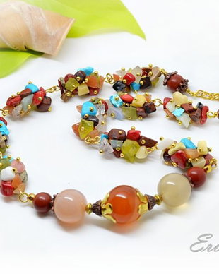 Colier  ,,Spring in colors"