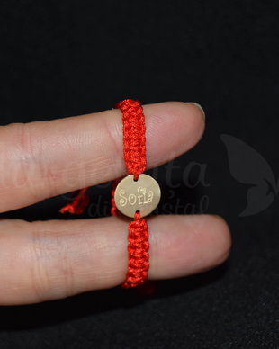 Bratara personalizata - Fetita / nume ( aur 14k)