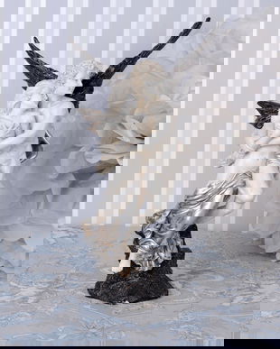 STATUETA ART  CU CUPIDON SI PSYCHE