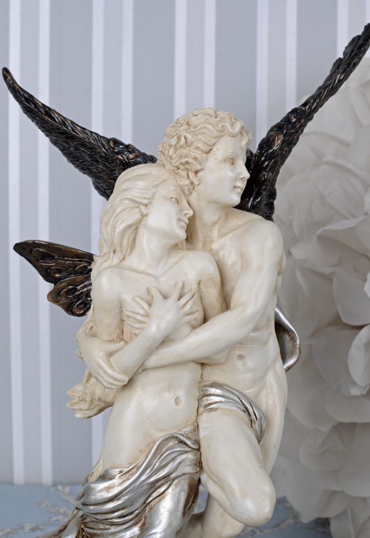 STATUETA ART  CU CUPIDON SI PSYCHE