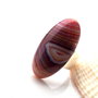 Inel cabochon oval dragon veins agate3