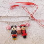 Broşă Minnie and Mickey