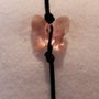 Bratara martisor cu piatra Swarosvki Fluture Rose Peach