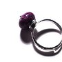 Inel delicat din Argint 925 si Sugilit mov – IN353 – Inel violet, inel romantic, inel pietre semipretioase, inel reglabil