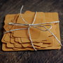 Set cartonase Fabriano  - Ochre  - pentru prezentare, organizare - Flash cards
