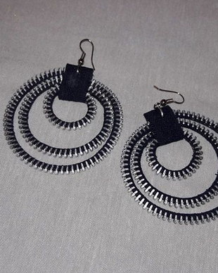 Cercei fermoar / zipper