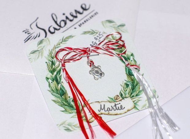 Martisor argint 925, testoasa