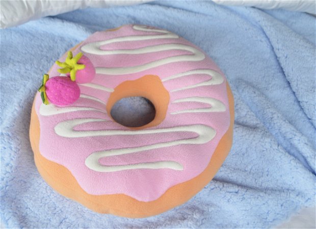Perna donut roz