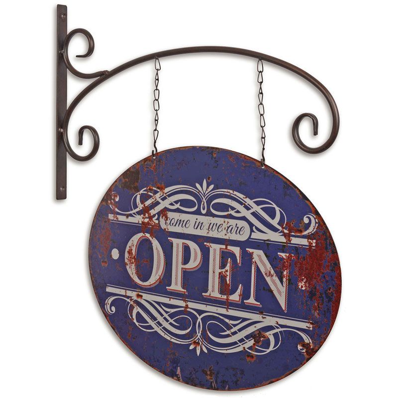 DECORATIUNE DIN METAL DESCHIS/INCHIS