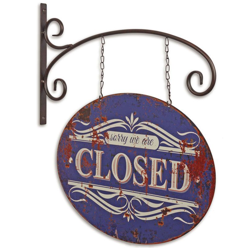 DECORATIUNE DIN METAL DESCHIS/INCHIS