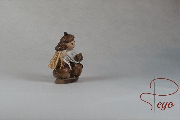 Fifi si Floricel - Figurine decorative pentru Craciun