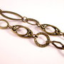 9408 - Lant decorativ, aliaj metalic bronz