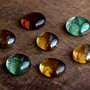 Set 7 buc - Cabochon sticla - mix