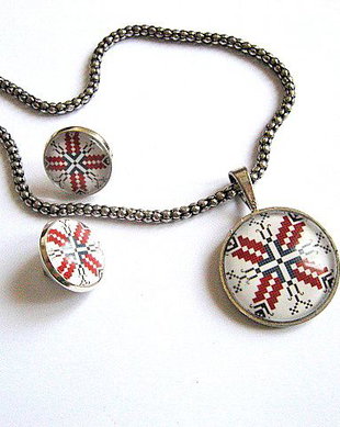 Set bijuterii model traditional 27385