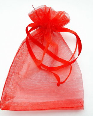 LAE42 - saculet organza rosu
