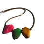 Colier din Argint 925, Hematit, Pirita si Agate multicolore  CO206.1 - colier vesel colorat, colier pietre semipretioase, cadou Valentine's day pentru ea