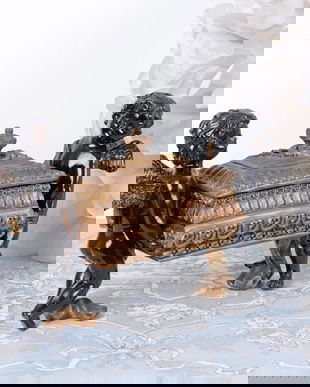 CASETA BIJUTERII ART NOUVEAU CU DOI CUPIDONI