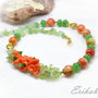 Colier ,,Blossom in orange"