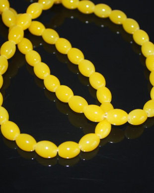 10 x Margele sticla imitatie jad