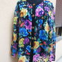 Bluza de voal cu flori XL