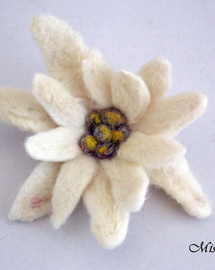 Brosa impaslita Floare de colt