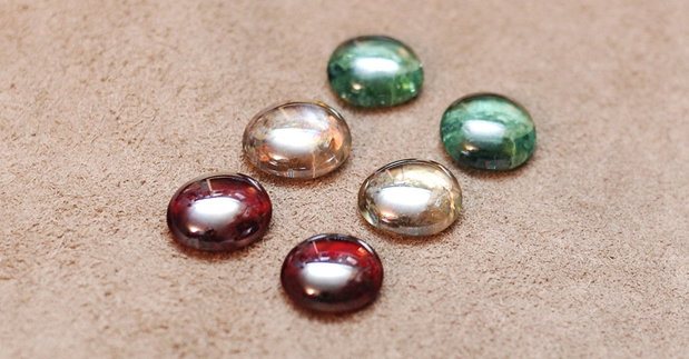 Set 6 buc Cabochon sticla - CS1