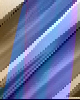 fusta lunga tafta mov