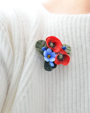 Flori de camp - brosa martisor