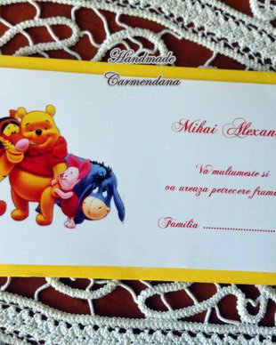 Plicuri de bani Winnie the Pooh