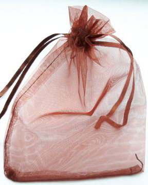 LAE25 - saculet organza maro