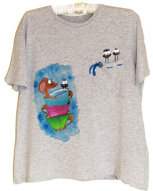 Tricou pictat