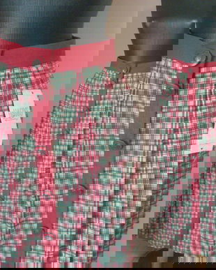 FUSTA AMPLA PANZA TARTAN